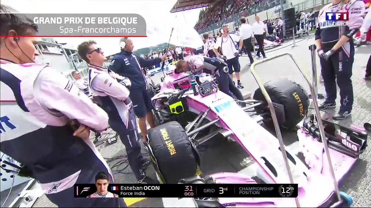 F1 2018_Manche 13_Johnnie Walker Belgian Grand Prix_Course (en français - TF1 - France)