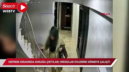 Sultangazi'de deprem sırasında panikle sokağa çıktılar; hırsızlar evlerine girmeye çalıştı