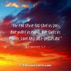 Word of God 2 Timothy 1:7 Scripture Video