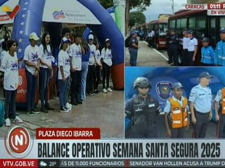 Vpdte. Sec. Cabello elogia actuación de los funcionarios en este Operativo Semana Santa Segura 2025