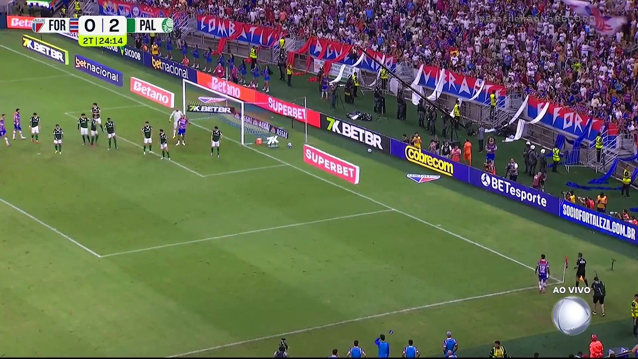 Fortaleza x Palmeiras (Campeonato Brasileiro 2025 5ª rodada) 2° tempo