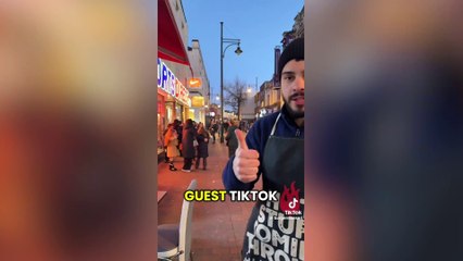 How Chatham TikTok star Burgerman Serj is feeding the homeless