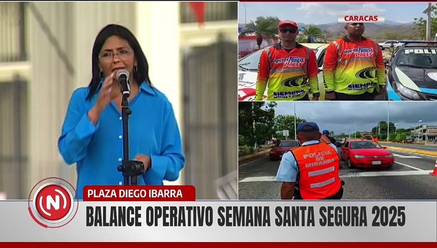 Autoridades nacionales ofrecen balance del Operativo Semana Santa Segura 2025