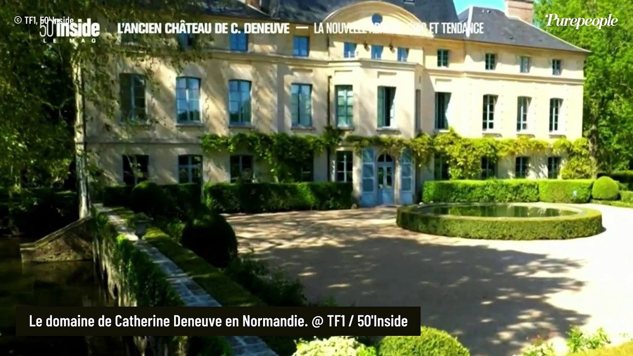 Photos de l'intérieur du château de Catherine Deneuve : un bien qu'elle a revendu pour des millions d'euros