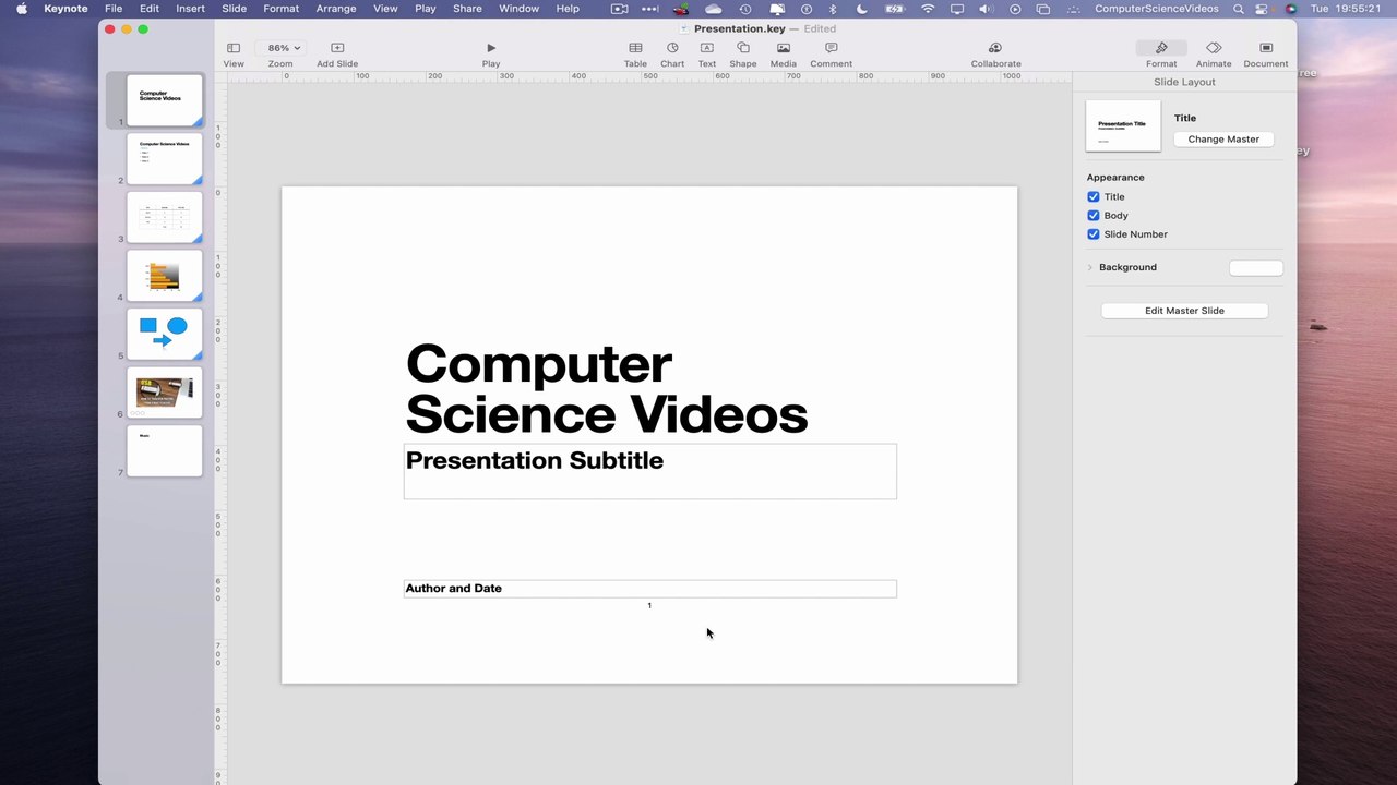 How to ADD Numbers to Your Presentation On Keynote Using a Mac Computer - Basic Tutorial | New