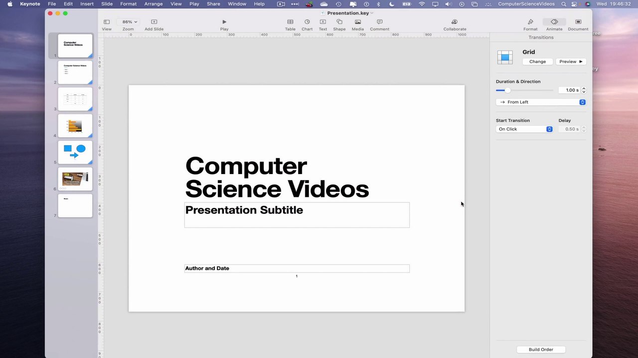 How to CHANGE the Background On Your Keynote Presentation Using a Mac Computer - Basic Tutorial