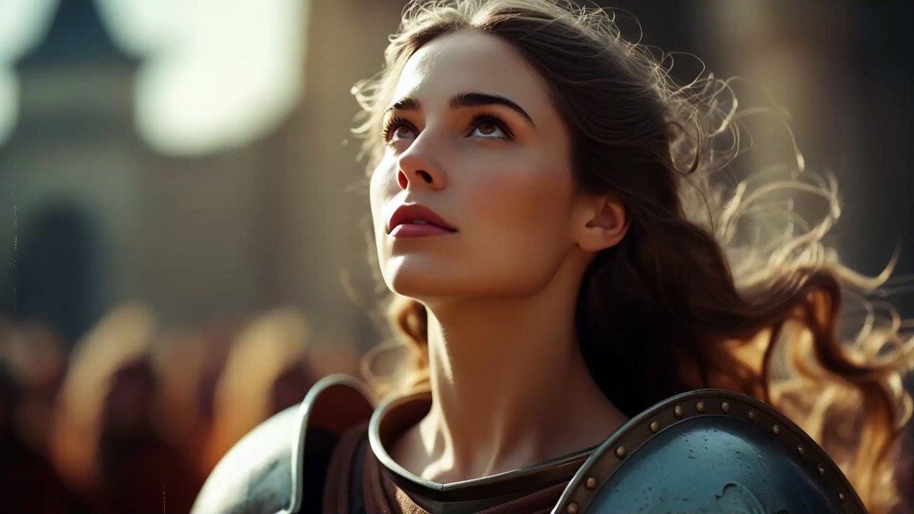 Joan of Arc the Female Warrior who had a big role in the Hundred Years War - The life of Joan of Arc