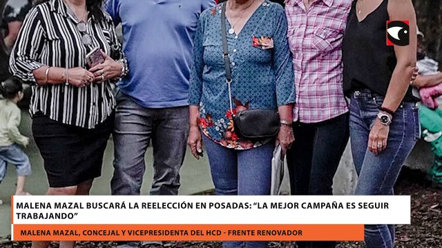 Malena Mazal buscará la reelección en Posadas: “La mejor campaña es seguir trabajando”