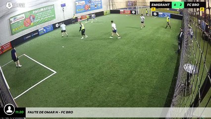 Faute de Omar N - Fc Bro