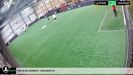 Faute de Lounes K - Malsaint Fc