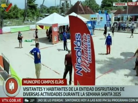 Mérida | Familias disfrutaron de diversas actividades recreativas y religiosas durante la Semana Mayor