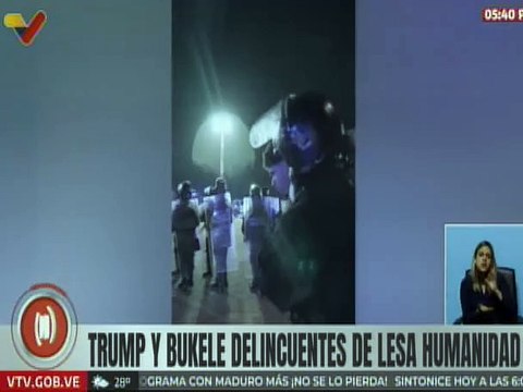 Trump y Bukele dejan al descubierto sus planes fascistas para secuestrar a los migrantes venezolanos