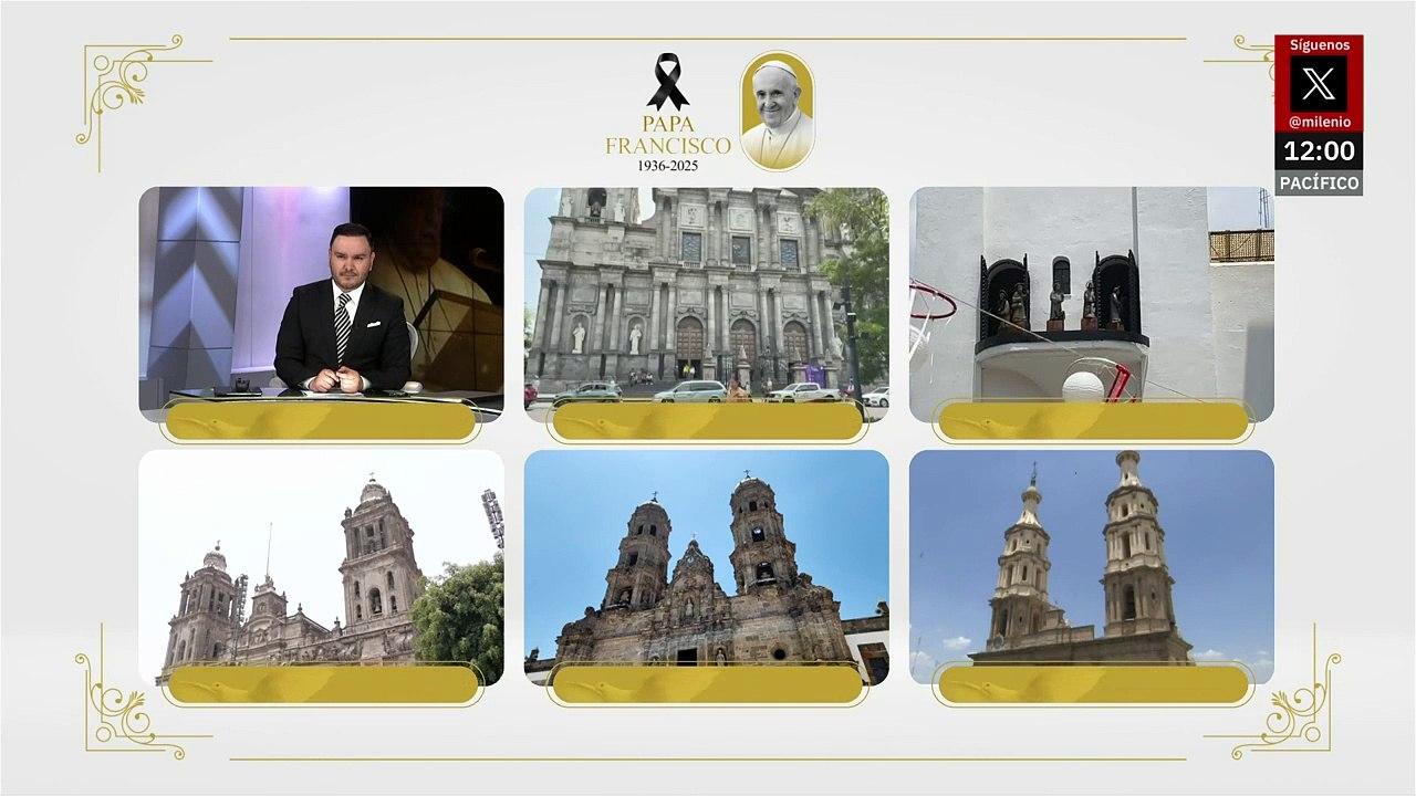 Catedrales de México repican campanas en honor al Papa Francisco
