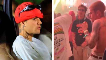 Justin Bieber preocupa a las redes por aparecer en aparente mal estado durante su paso por Coachella