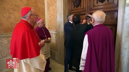 Sellaron la habitación del papa Francisco tras la constatación de su muerte
