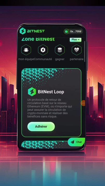 Bitnest loop smart contrat Décentralisé gains passifs
