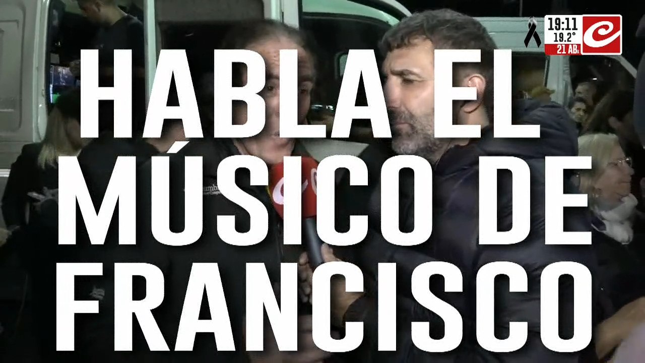 Habla el músico de Francisco: "Yo le cantaba temas folkloricos"