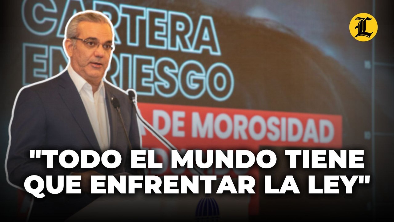 Abinader sobre regidor Edickson Herrera: "Todo el mundo tiene que enfrentar la ley"