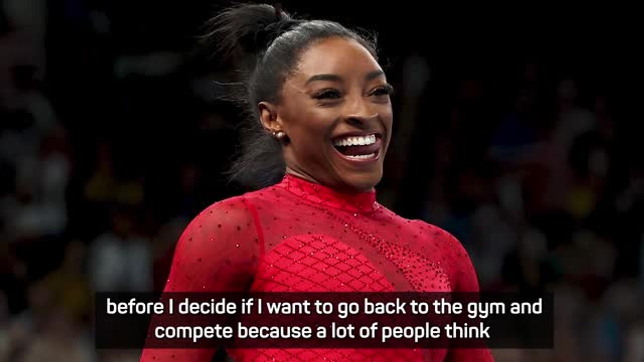 Biles 'not so sure' on competing at Los Angeles Olympics