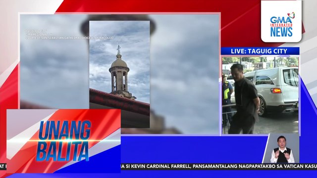 Mga katoliko sa Bacolod, ipinagdasal si Pope Francis; kampana ng San Sebastian Cathedral, pinatunog | Unang Balita