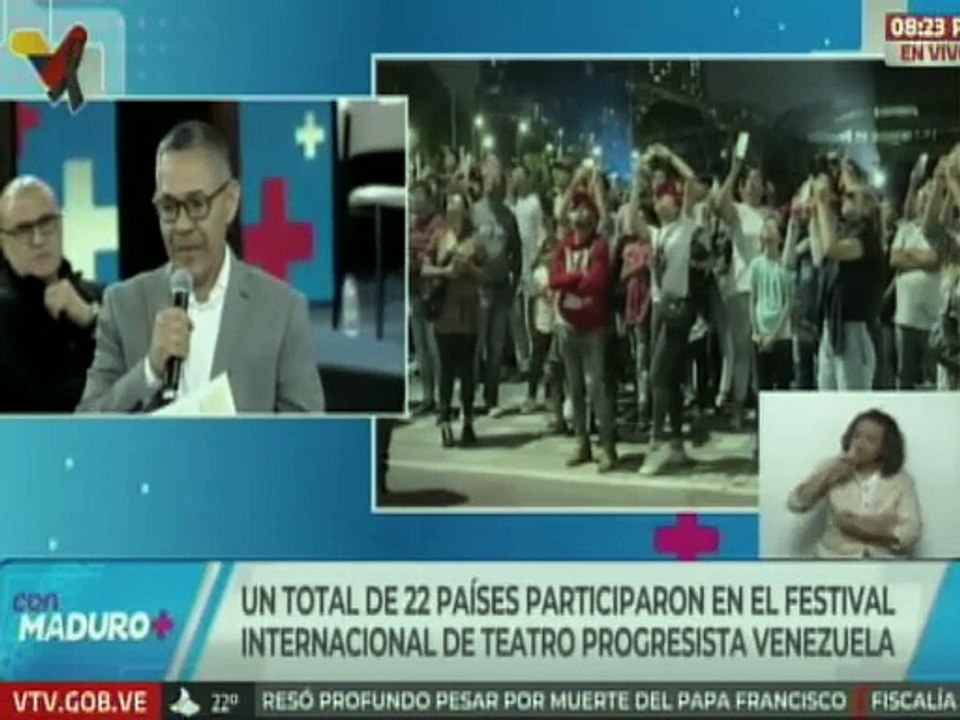 Min. Ernesto Villegas: Este año 2025 esperamos una gran actividad en las artes escénicas venezolanas