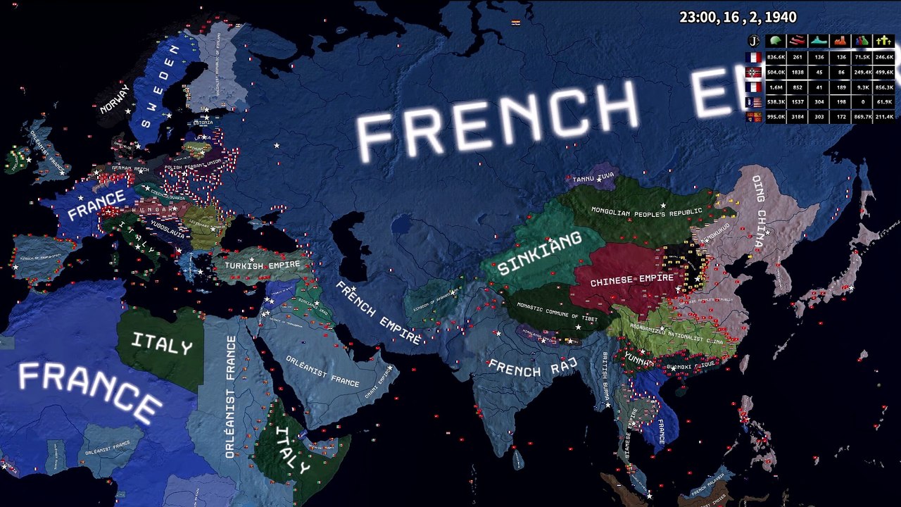 What If Every Country Had the French Focus Tree - HOI4 Timelapse ...