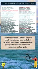 50 best beaches in the world #news