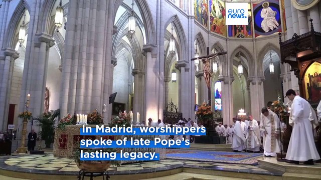 Pope Francis: Tributes, mass and vigils held in towns and cities across Europe