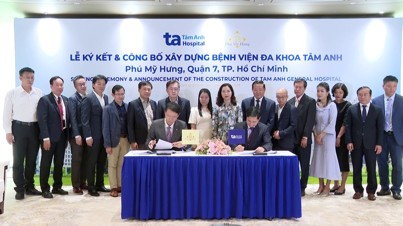 Công bố xây dựng BVĐK và Ung bướu Công nghệ cao Tâm Anh tại khu đô thị Phú Mỹ Hưng | BVĐK Tâm Anh