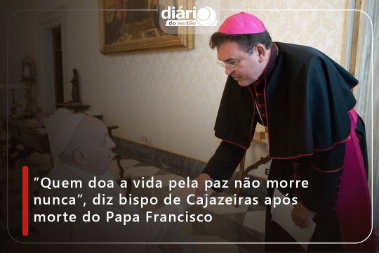 VÍDEO: ''Quem doa a vida pela Igreja e pela paz não morre nunca'', diz bispo eleito de Cajazeiras após morte do Papa Francisco