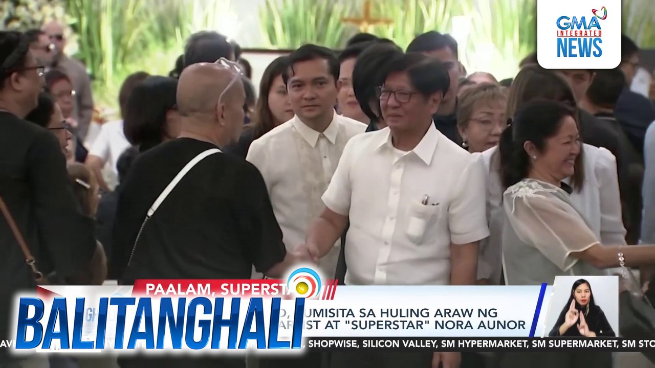 Ilang personalidad, bumisita sa huling araw ng burol ng Nat'l Artist at Superstar Nora Aunor | Balitanghali