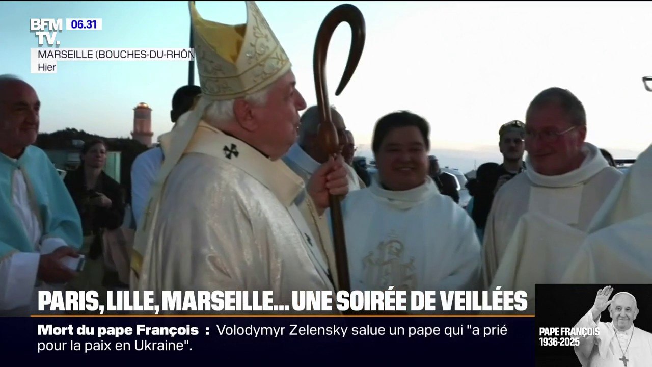 Mort du pape: Paris, Lille, Marseille… Une soirée de veillées un peu partout en France
