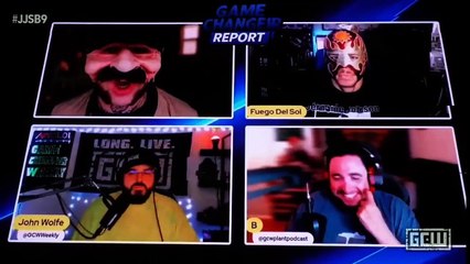 GCW Joey Janella Spring Break 9 Mask vs GCW Career Fuego Del Sol vs Atticus Cougar