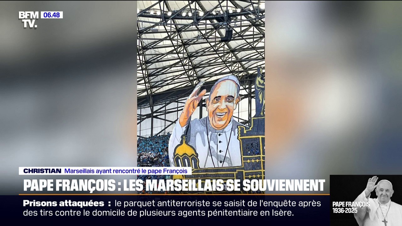 Mort du pape François: les Marseillais se souviennent de la venue du souverain pontife au Vélodrome