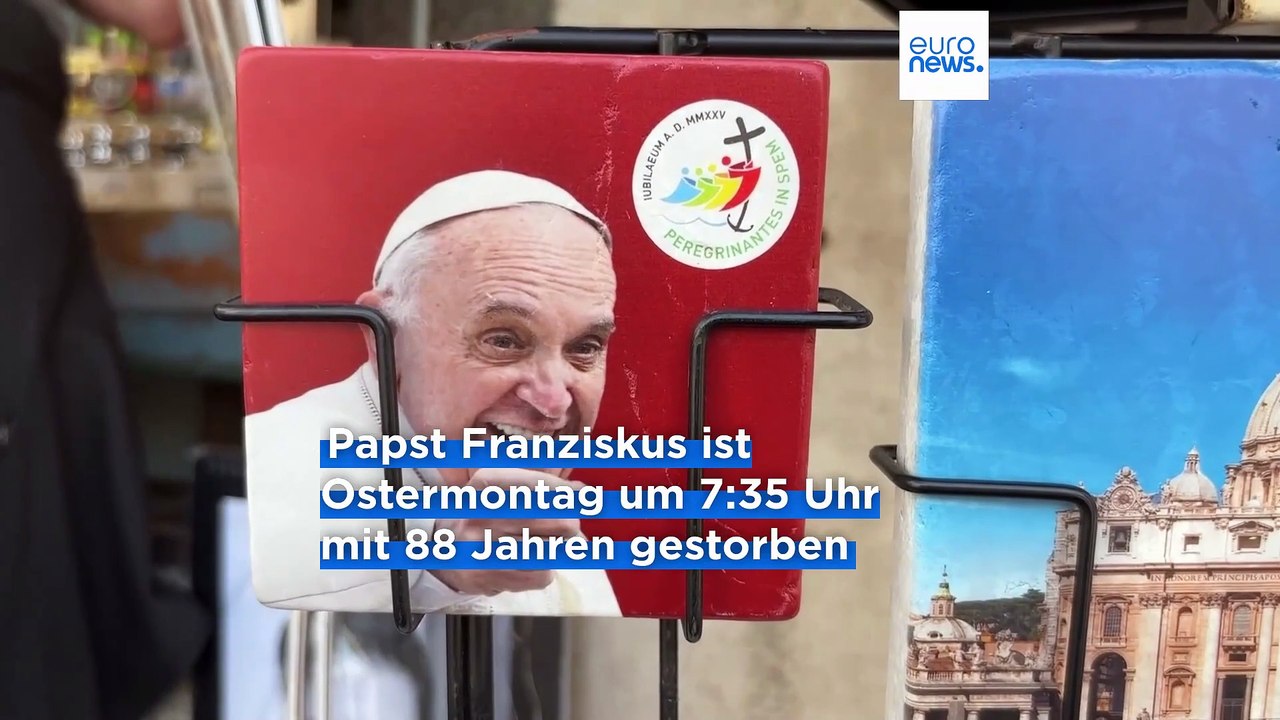 So reagiert die Welt auf den Tod von Papst Franziskus