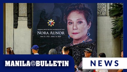 Families, colleagues, supporters paid tribute to late National Artist Nora Aunor