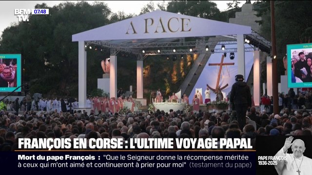 Le déplacement du pape François en Corse en décembre 2024 marquait son dernier voyage à l'étranger