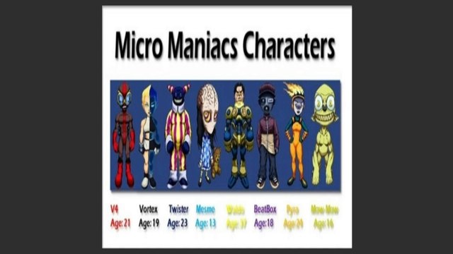 Micro Maniacs (Selection Screen)
