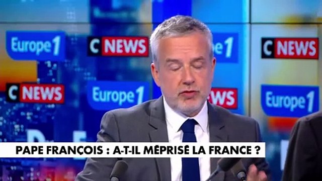«L'europe ne l'intéressait pas» estime Franz-Olivier Gisbert à propos du pape François
