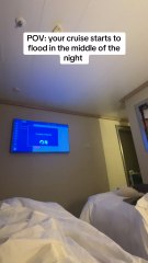 Graba su crucero en plena madrugada y lo que ocurre aterroriza a todos