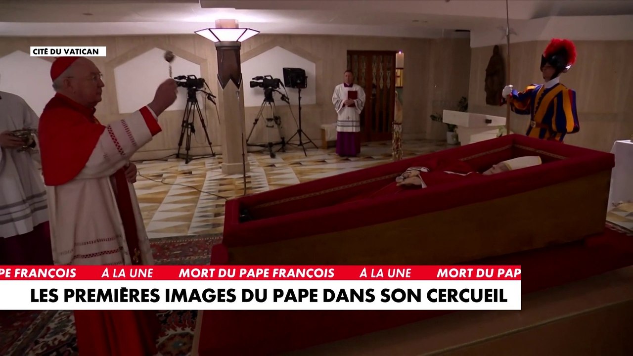 Mort du pape François : le Vatican diffuse les premières images du souverain pontife dans son cercueil (vidéo)