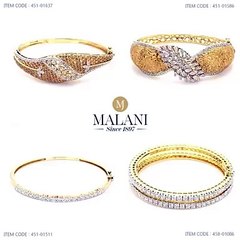 Gold Bangle Bracelets | Stylish and Versatile by Malani Jewelers