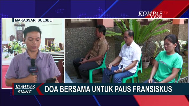 Paus Fransiskus Meninggal Dunia, Gereja Katedral Makassar Akan Gelar Misa Arwah