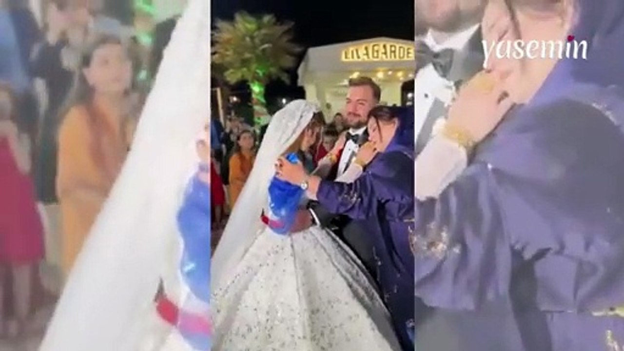 Gelin ve damadın dansına damadın annesi de katıldı! Görenleri hayrete düşürdü