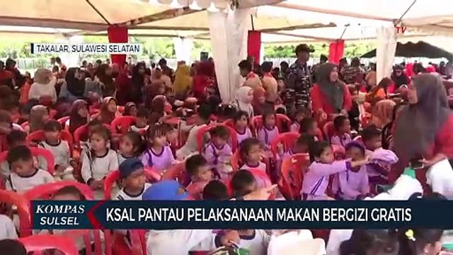 KSAL Pantau Pembagian 1500 Paket Makan Bergizi Gratis