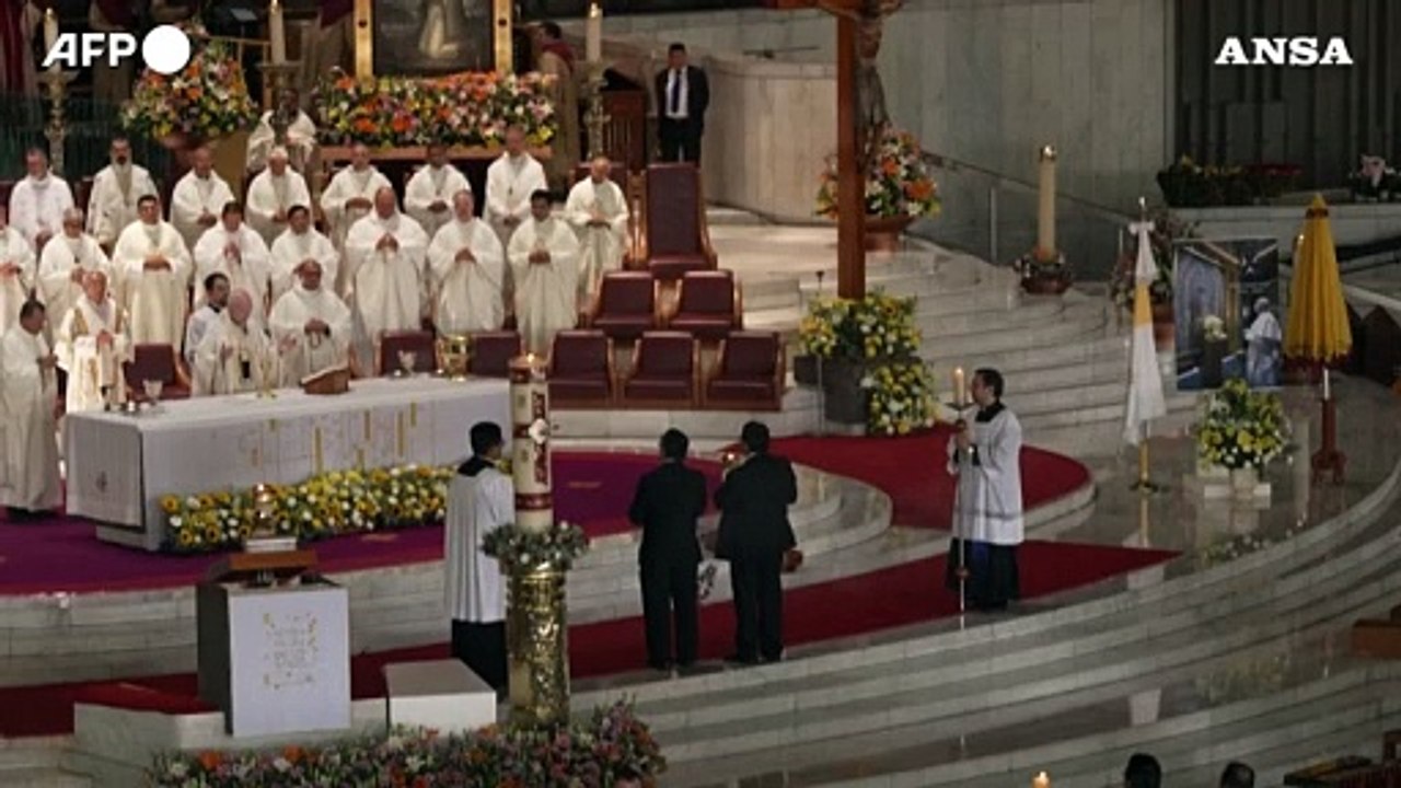 Morte Papa Francesco, la messa a Citta' del Messico