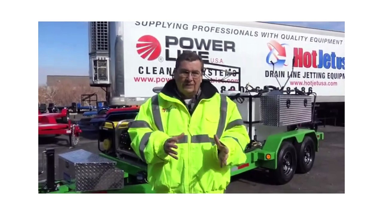 Overview of the Environmental Power Wash Trailer Pro Package 2 from Power Line Industries