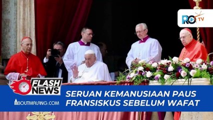 Pesan Paus Fransiskus Serukan Gencatan Senjata Gaza dalam Pesan Paskah Terakhirnya