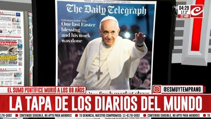 Los diarios del mundo le dedicaron su portada al Papa Francisco