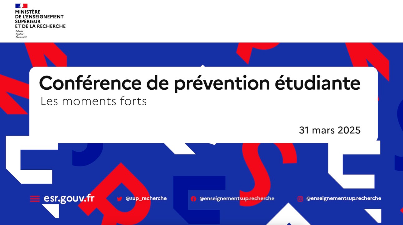 Replay - Conférence de prévention étudiante : santé mentale, addictions et activité physique